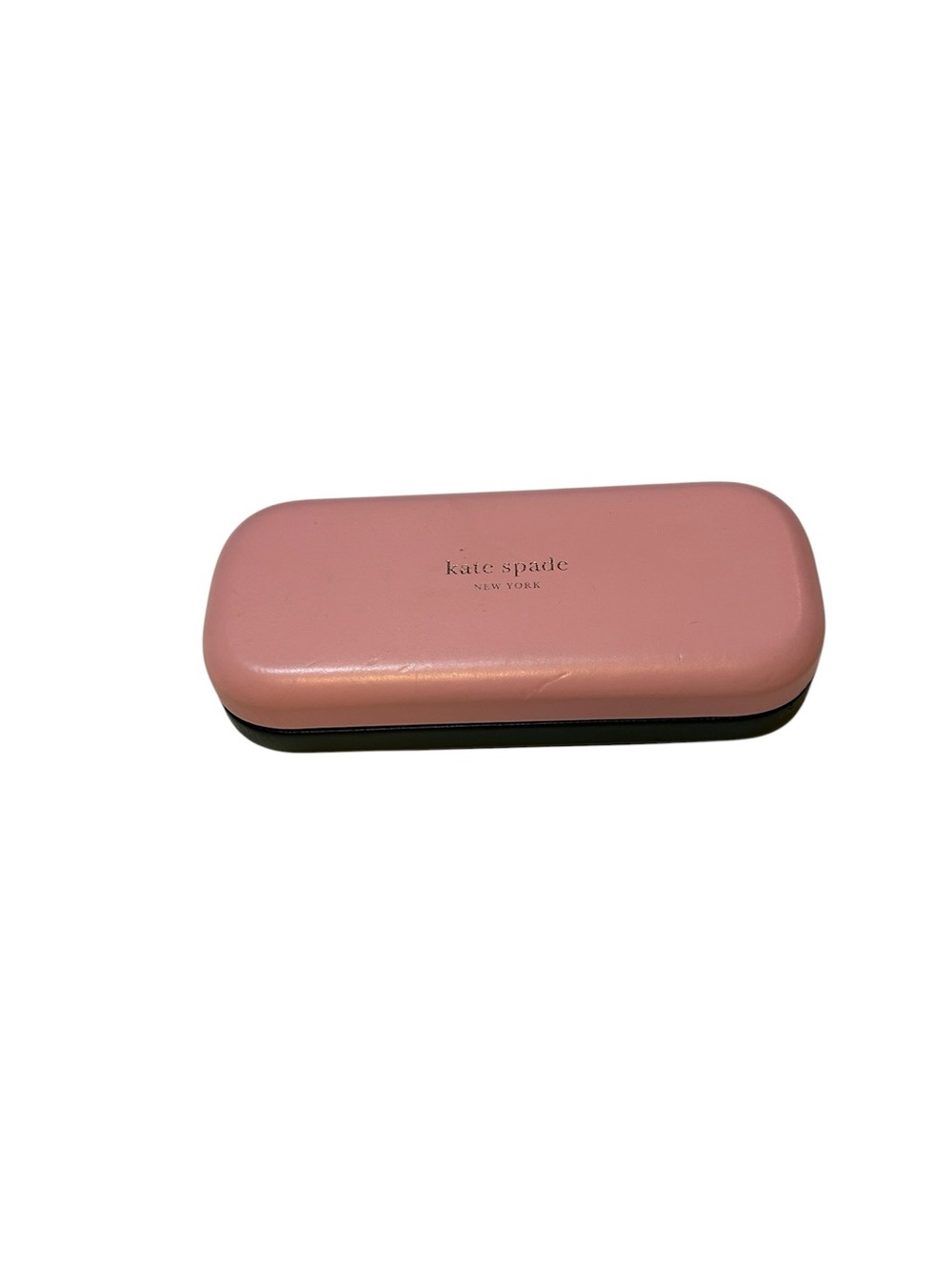 Kate Spade New York Pink Green Hard Eyeglasses Sunglasses Case Travel Storage